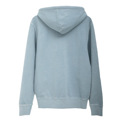 Carhartt WIP Hooded Duster Script Jacket Misty Sky Garment Dyed I033619 Degli Uberti